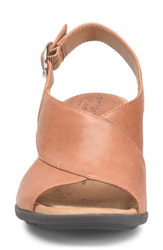 Shop Comfortiva Katara Slingback Sandal In Luggage
