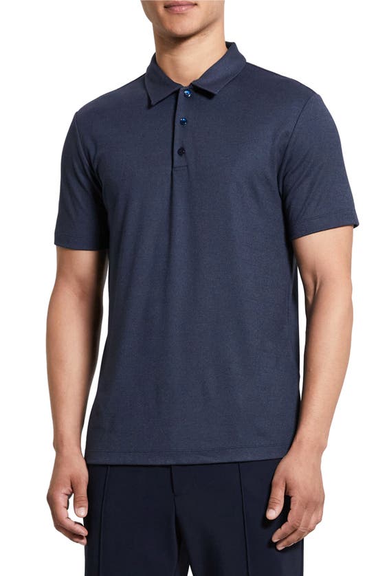 Theory Bron C.anemone Polo In Eclipse Multi - Bda