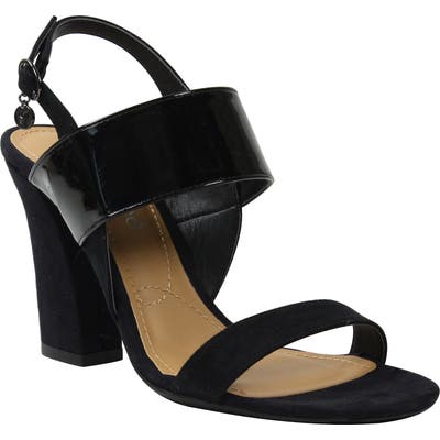 J. Renee Emberley Block Heel Sandal, Black