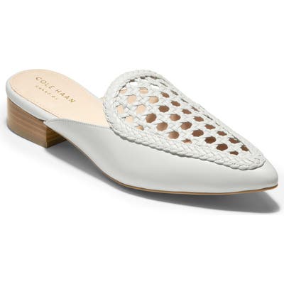 Cole Haan Payson Woven Mule, White