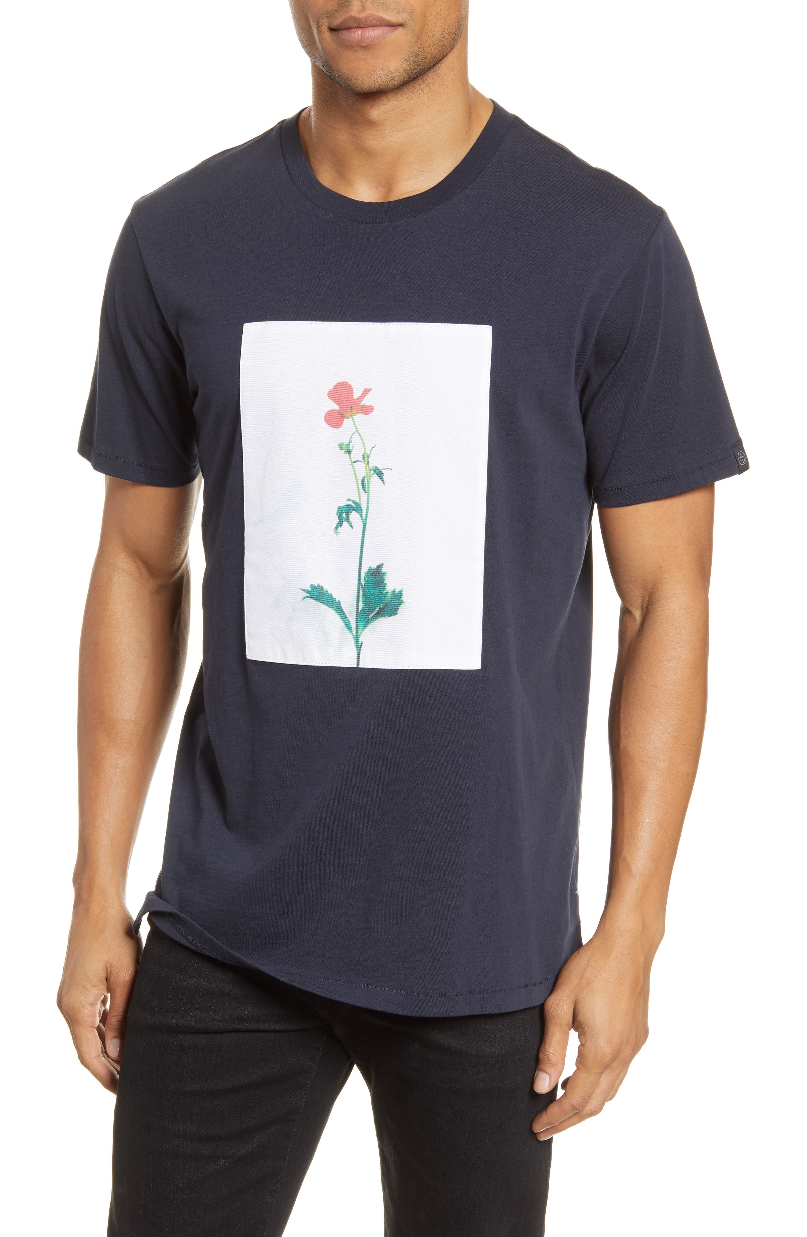 Rag & Bone | Flower Print Slim Fit T-Shirt | Nordstrom Rack