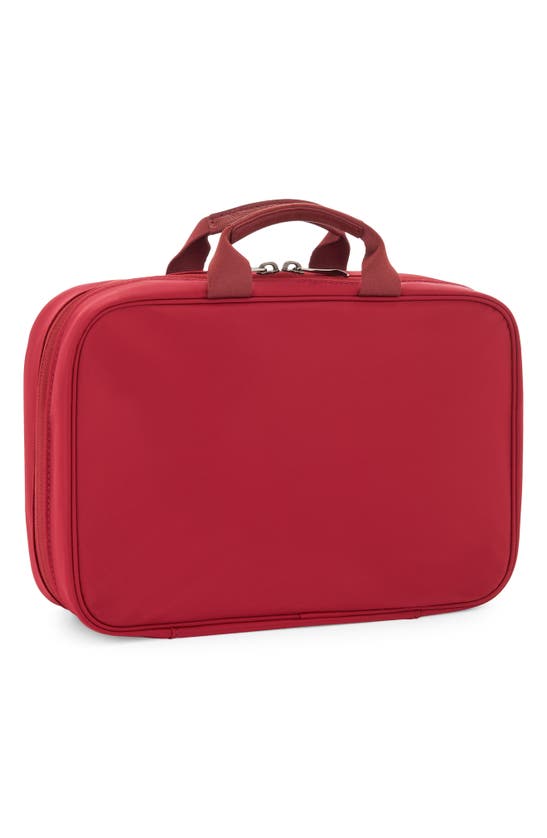 Tumi Madeline Nylon Cosmetics Bag In Desert Red ModeSens