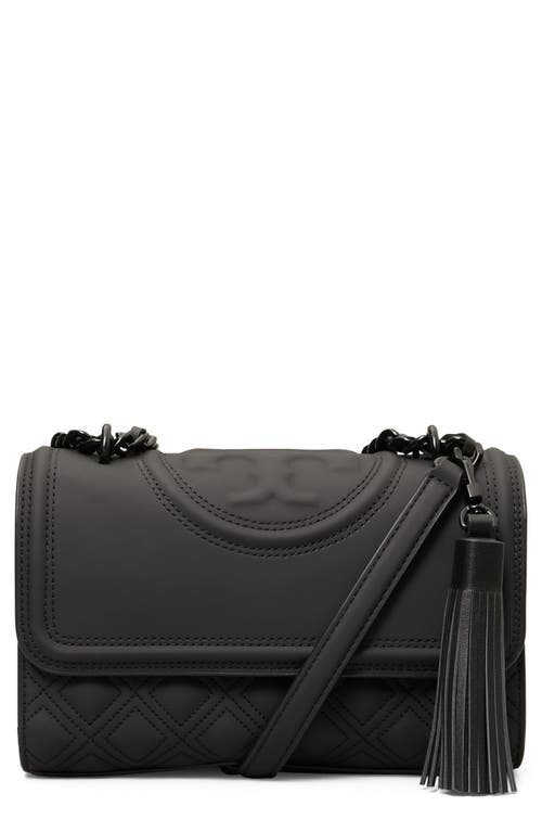 Nordstrom Tory Burch Fleming Matte Small Convertible Shoulder Bag in Black at Nordstrom The Market Place