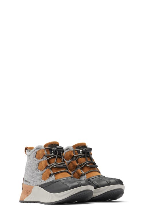 SOREL Kids' Out 'N About Classic Waterproof Boot Camel Brown Black at Nordstrom, M