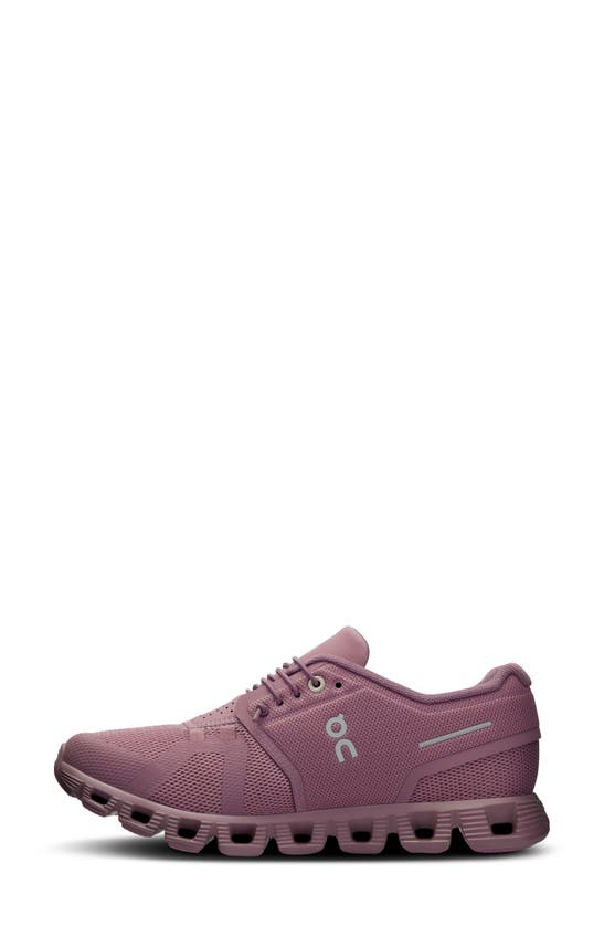 On Cloud 5 Running Shoe In Fig/ Quartz