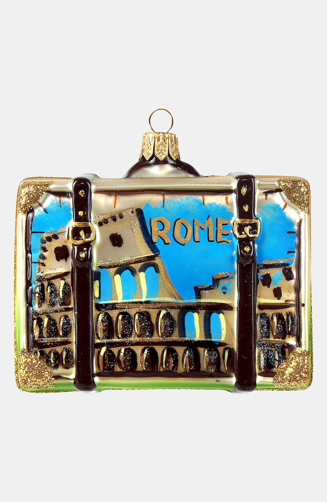 Nordstrom at Home 'Rome' Glass Suitcase Ornament Nordstrom