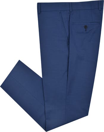 Pantalon de costume - coupe extra slim - serge 100% laine super 100's Homme  Bleu - BURTON of London