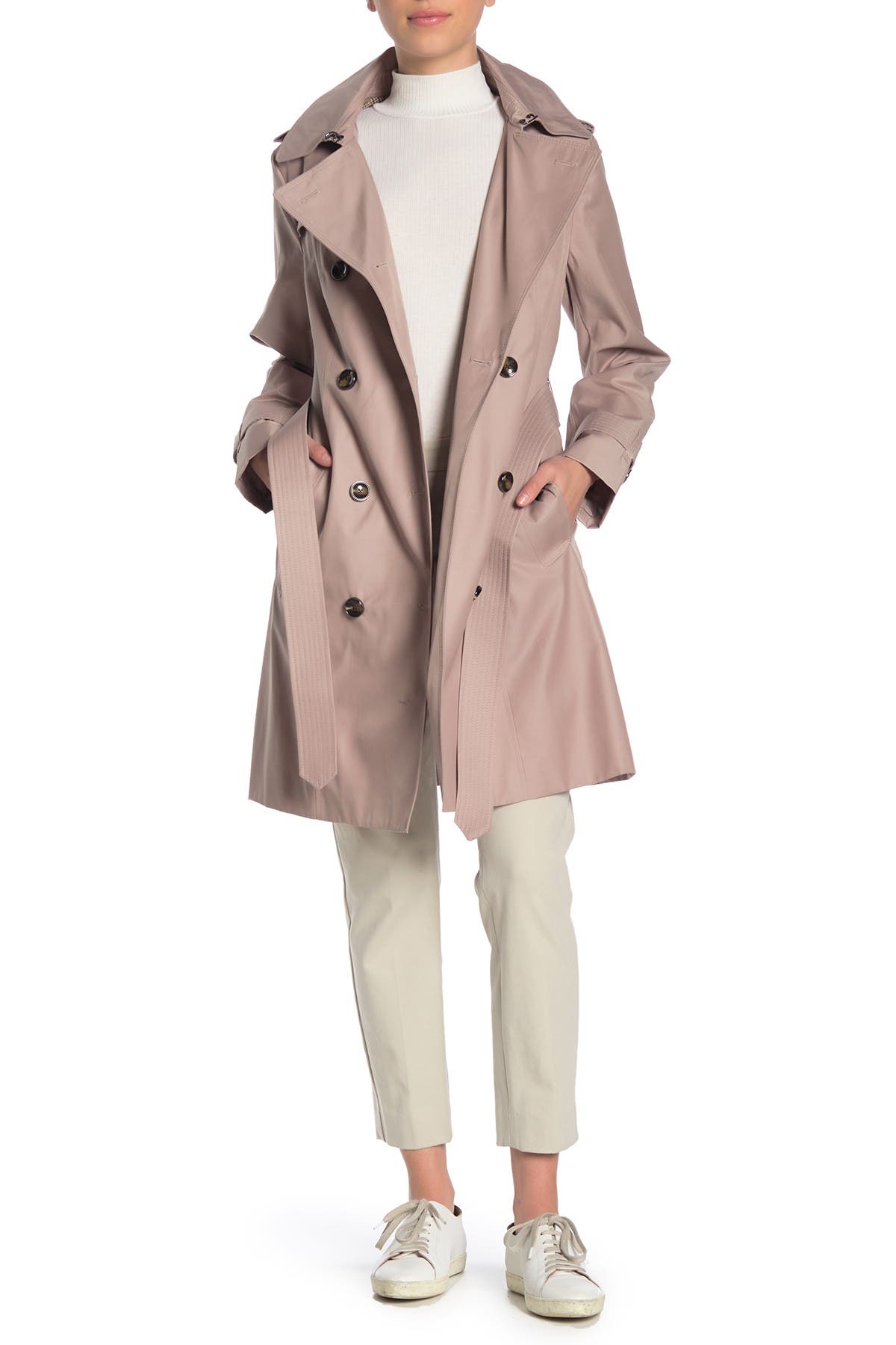 london fog double breasted trench coat