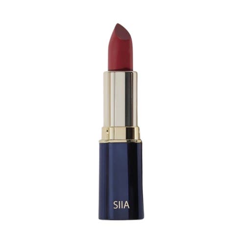 Shop Siia Cosmetics Change Agent Matte Lipstick In Merlot Red