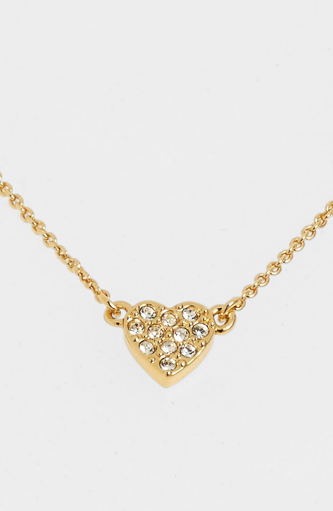 kate spade new york 'be mine' pavé heart pendant necklace Nordstrom