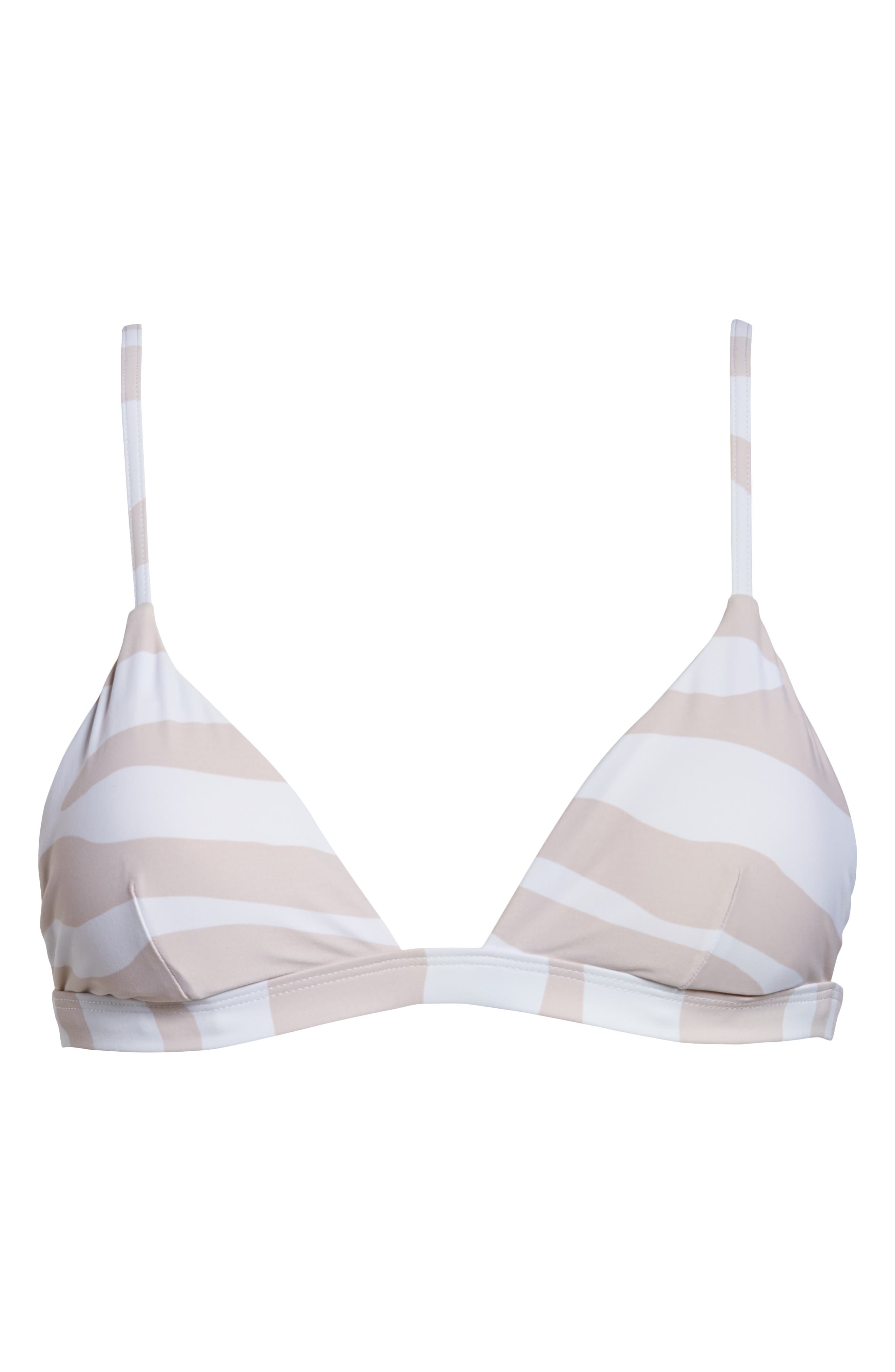 Onia Danni Textured Triangle Bikini Top