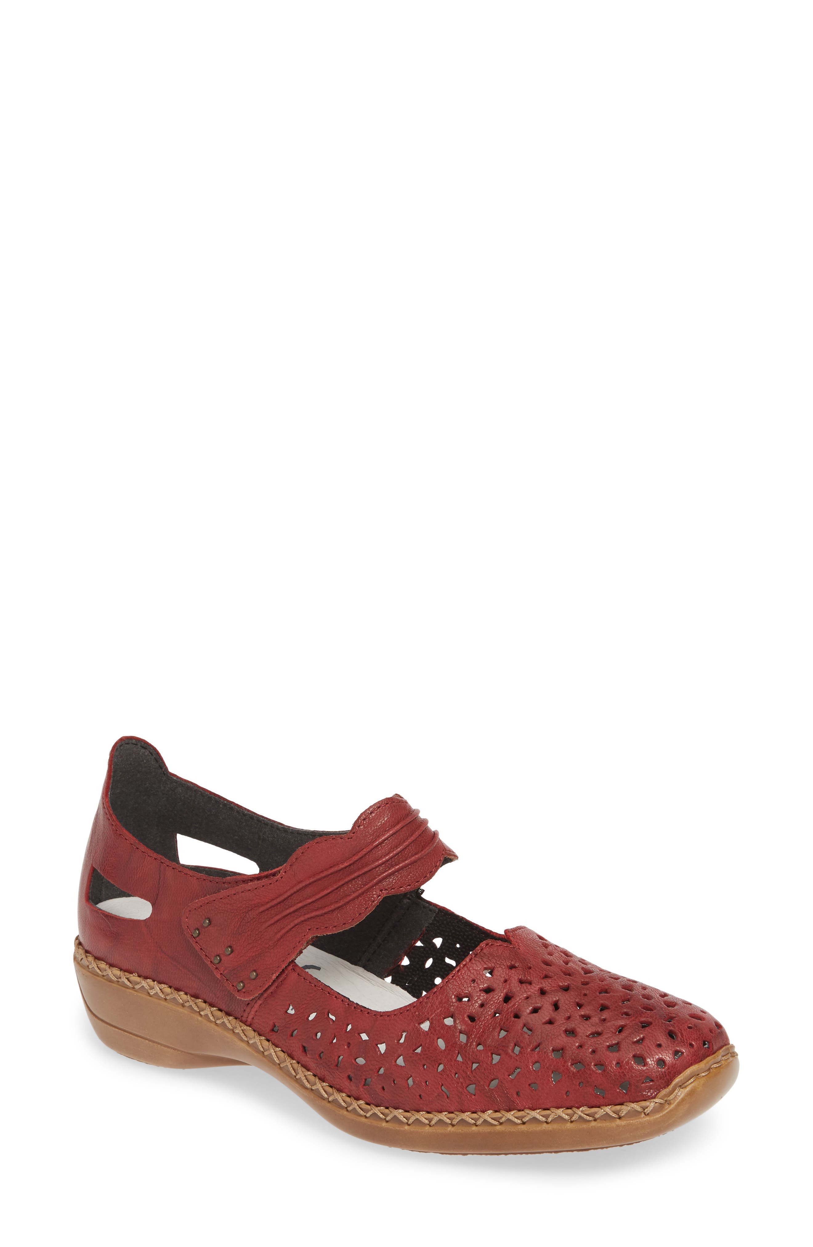 Rieker Antistress Doris Mary Jane, Burgundy