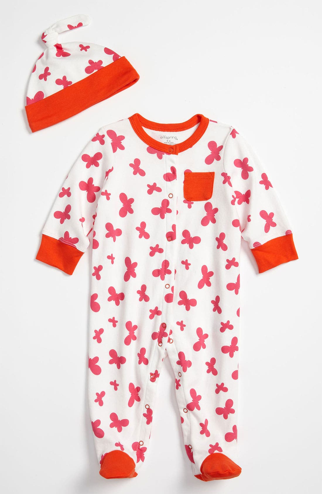 Offspring Footie & Hat Set (Infant) Nordstrom