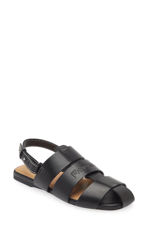 JW Anderson Flat Fisherman Sandal Calf Sporty at Nordstrom