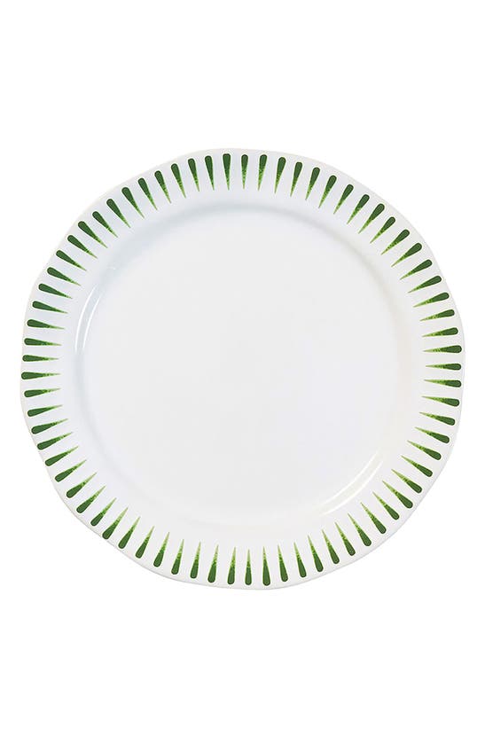 Shop Juliska Sitio Stripe Salad Plate In Basil