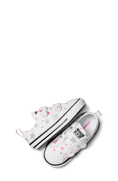 Shop Converse Kids' Chuck Taylor® All Star® Ox Sneaker In White/prime Pink/white