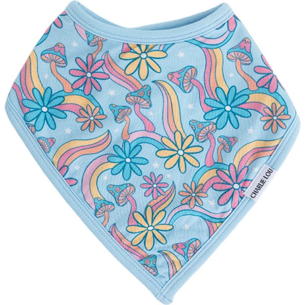 Charlie Lou Baby ® Groovy Fall After All Snap Bib In Blue