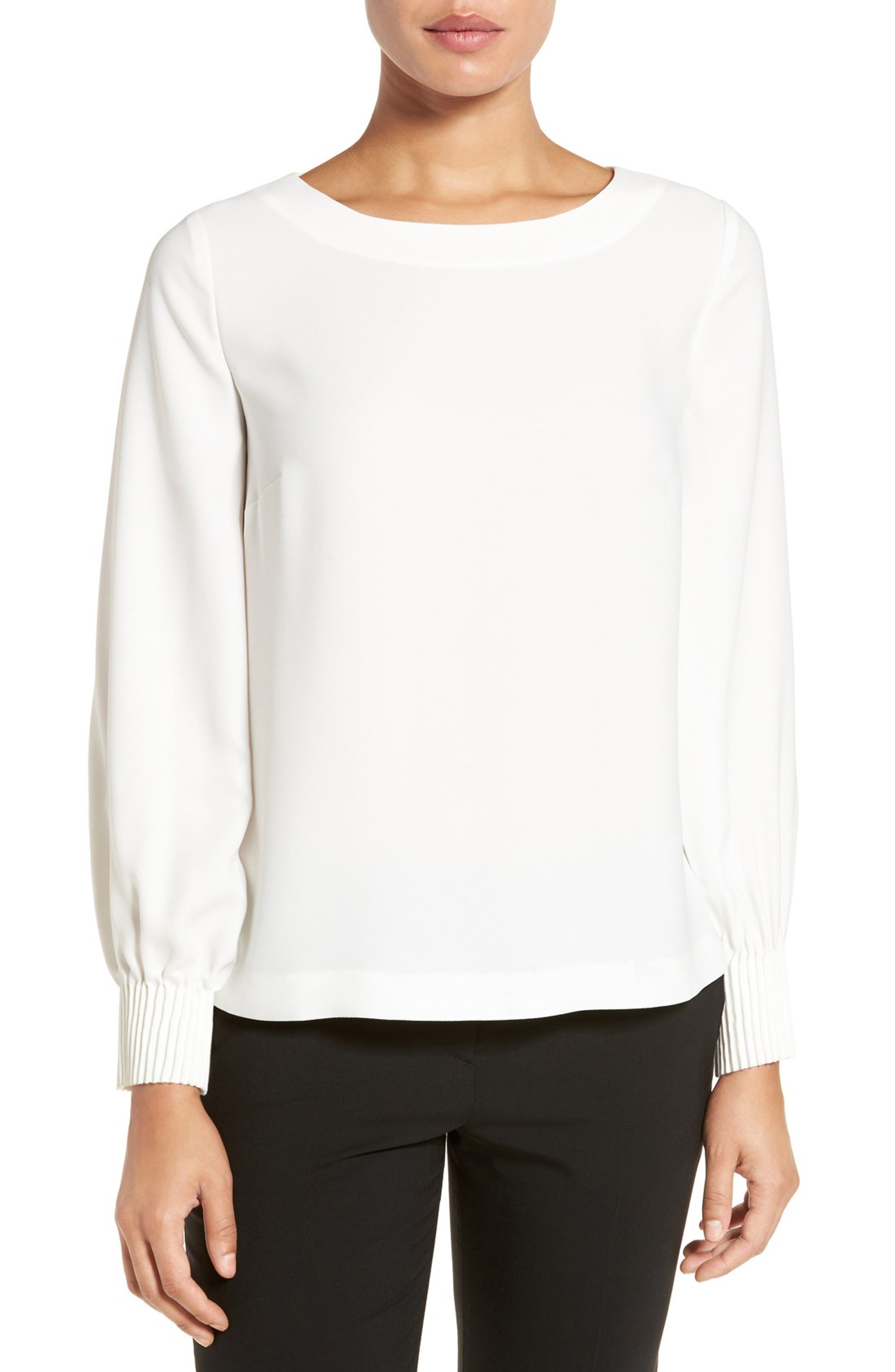 Emerson Rose Pleat Cuff Top | Nordstrom