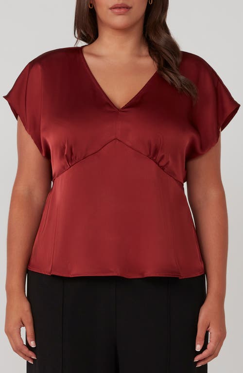 Retreat Satin Top in Spice