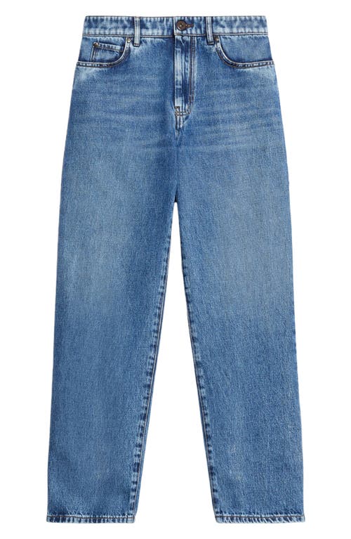 Shop Weekend Max Mara Loris Ankle Jeans In Navy