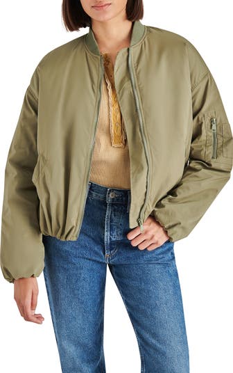 Steve madden outlet bomber jacket