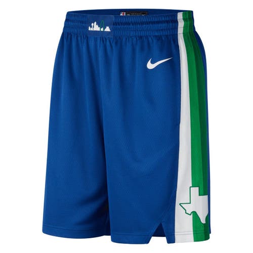 Men's Nike Blue Dallas Mavericks 2022/23 City Edition Swingman Shorts