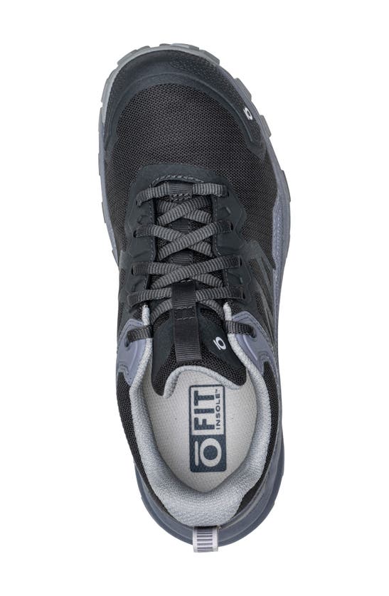 Oboz Katabatic Low Hiking Sneaker In Dark Mineral