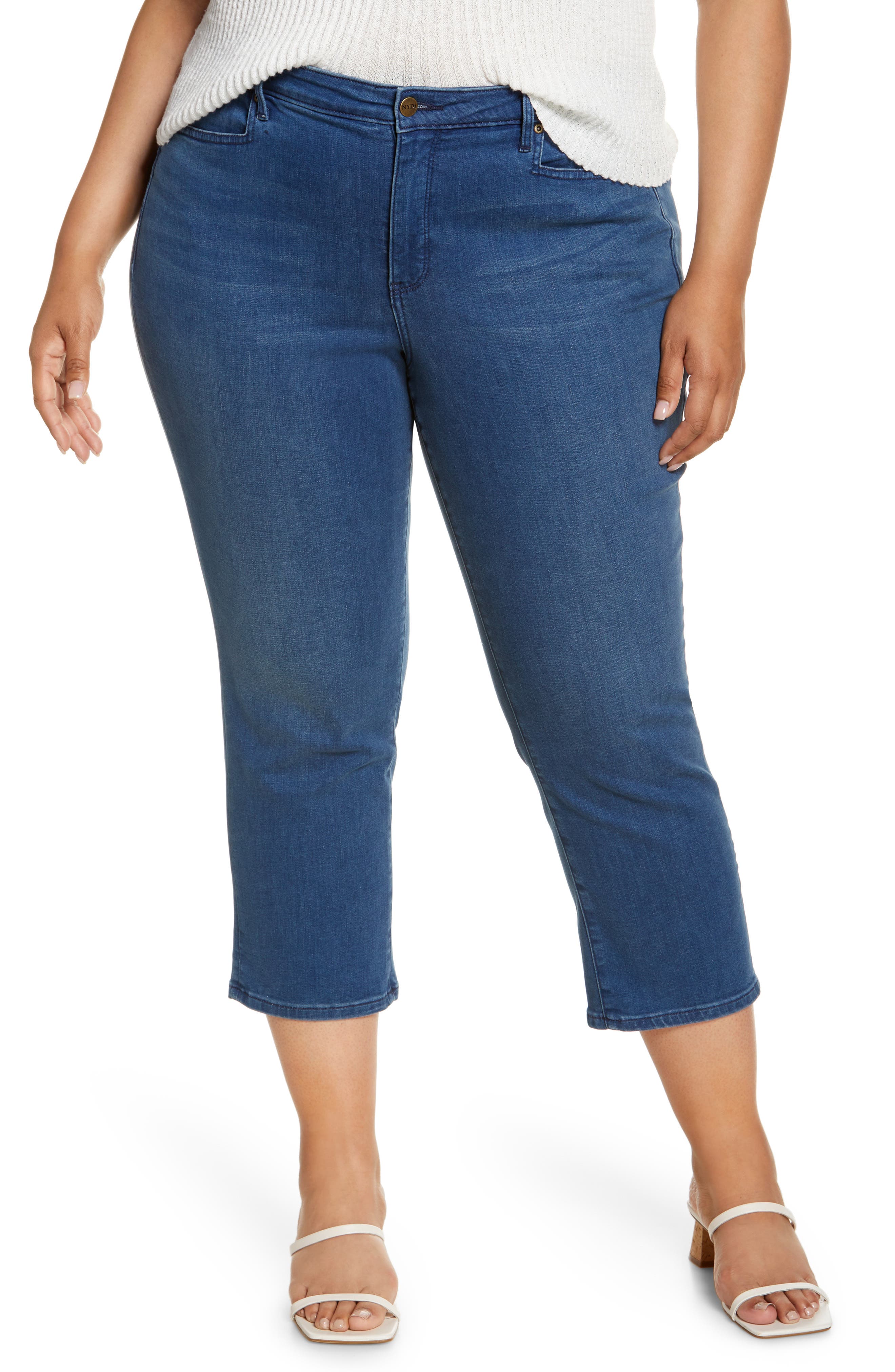 nydj relaxed straight leg jeans