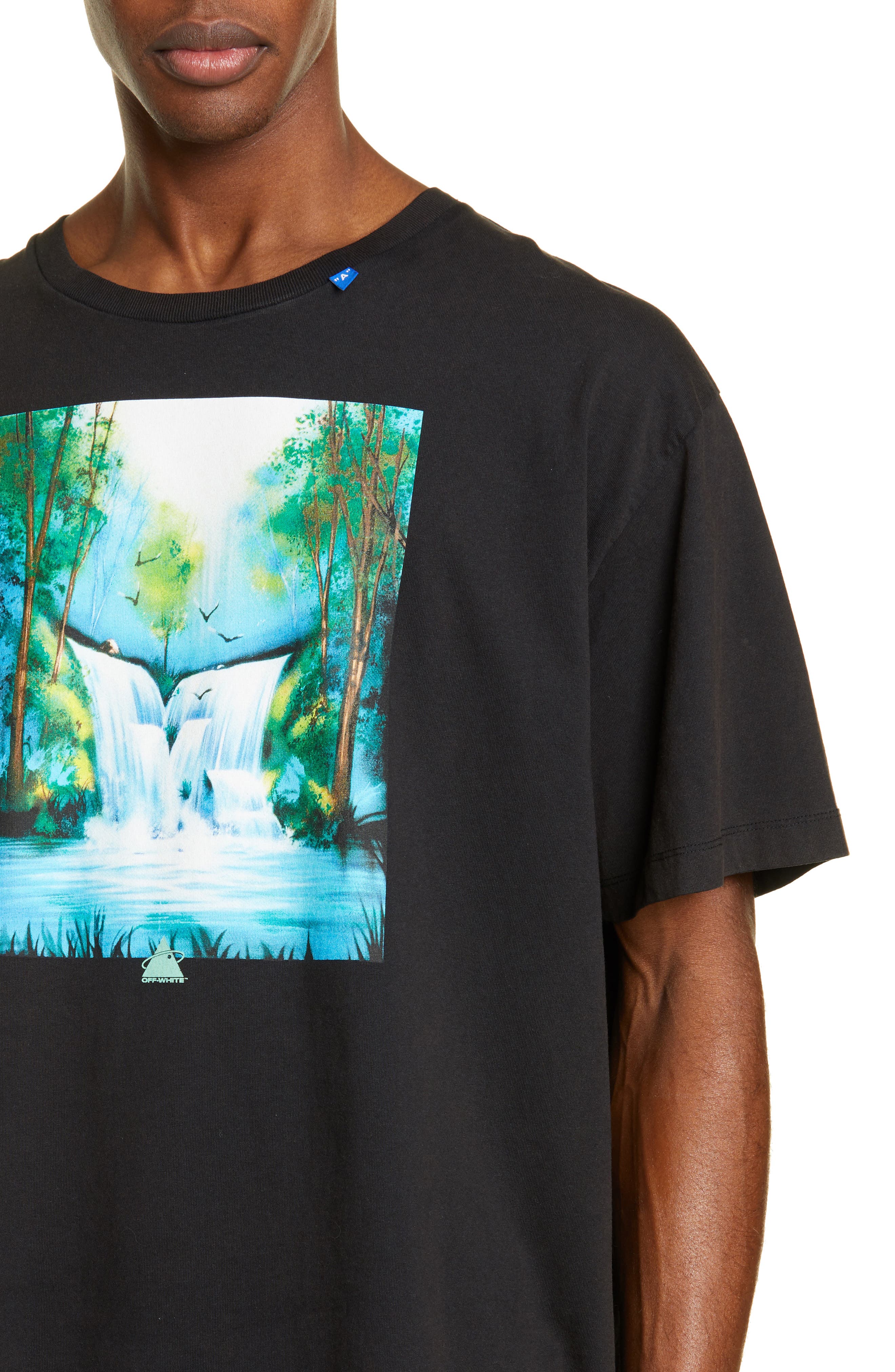 off white waterfall t shirt