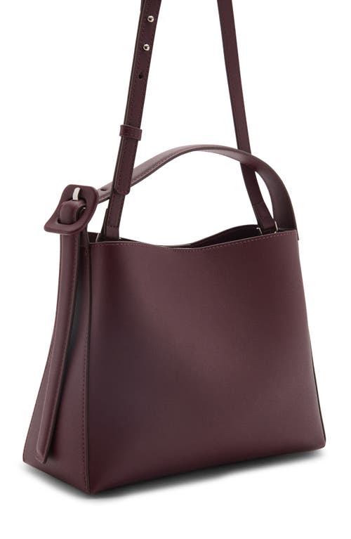 MANGO MANGO FAUX LEATHER SHOPPER TOTE 