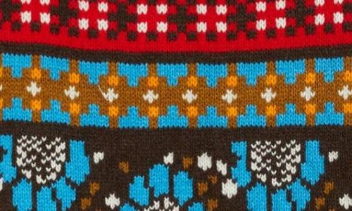 Shop Y-3 X Wales Bonner Fair Isle Vest In Brown Multicolor