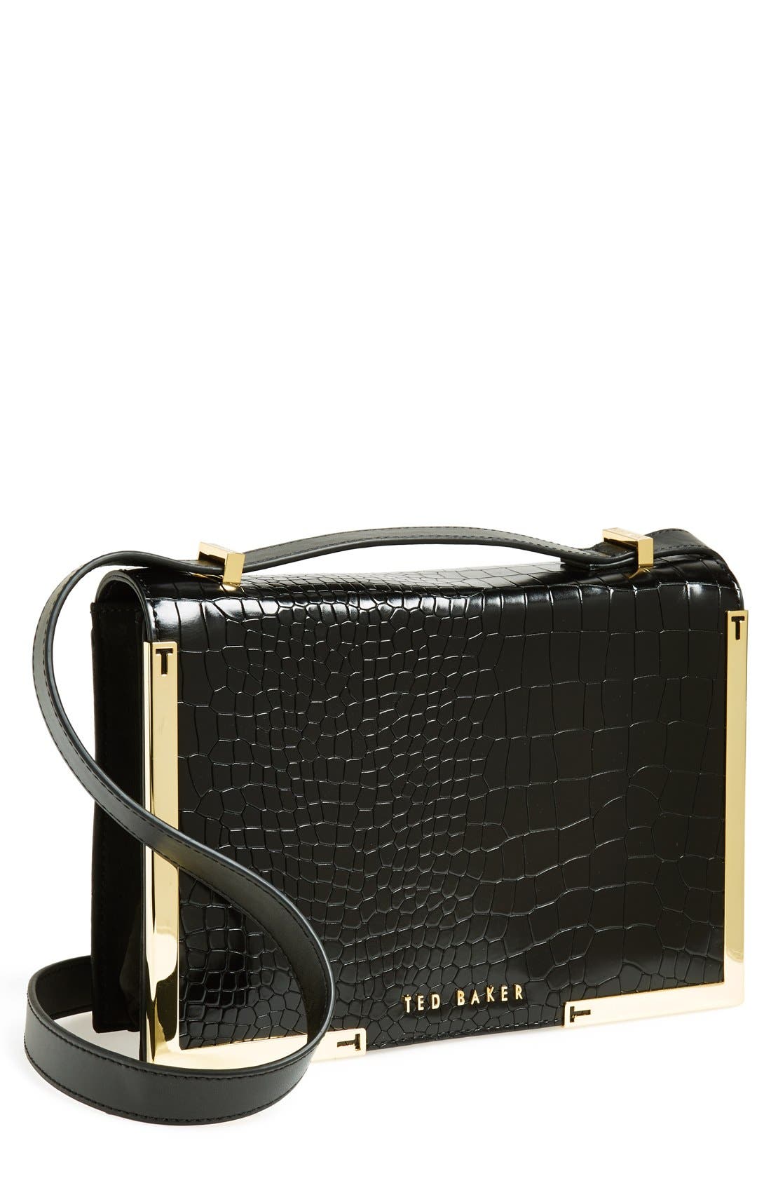 Ted Baker London Croc Embossed Leather 