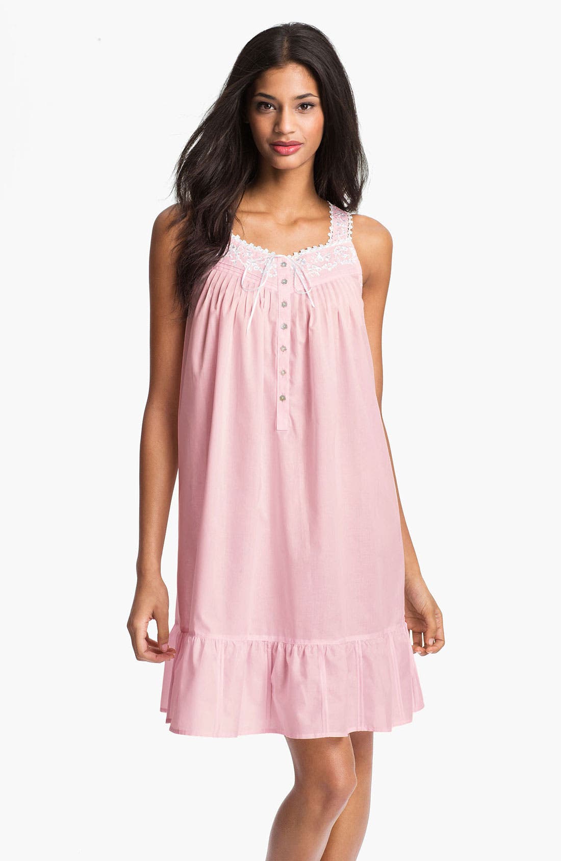 Eileen West 'Enchanted Forest' Short Sleeveless Nightgown Nordstrom