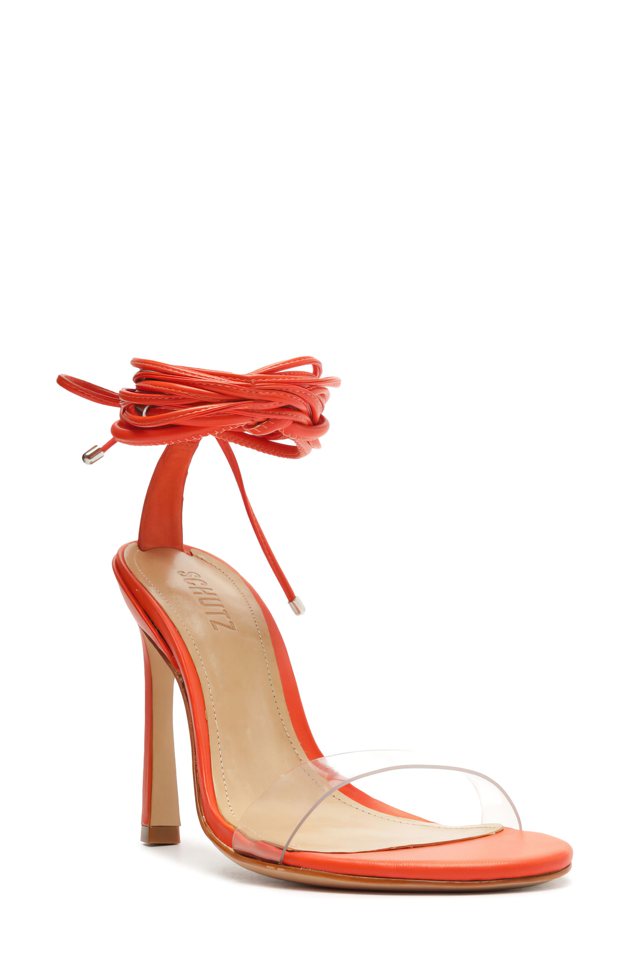 clear block heels wide width