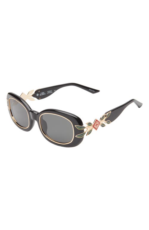 CASABLANCA CASABLANCA LAUREL OVAL SUNGLASSES 