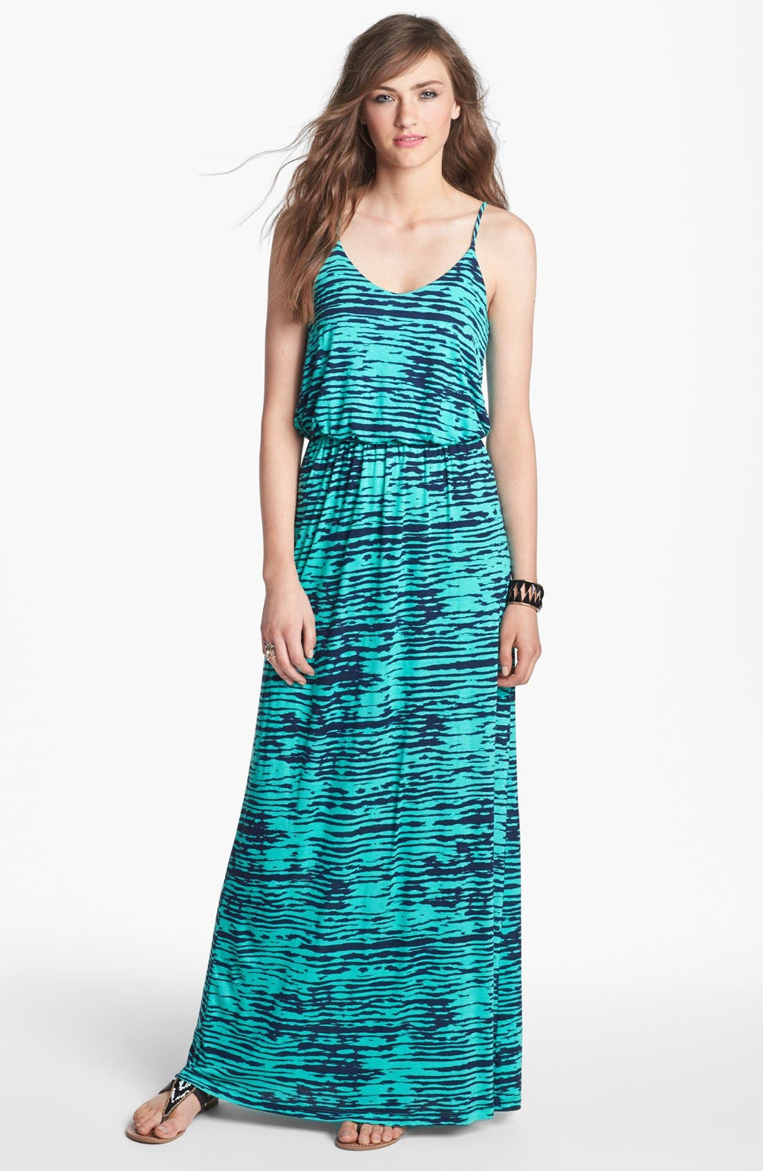 ALL IN FAVOR,
                            Knit Maxi Dress,
                            Main thumbnail 185, color,
                            376