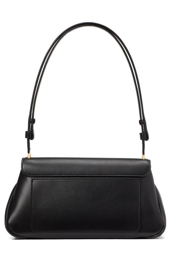 Shop Kate Spade New York Grace Smooth Leather Convertible Shoulder Bag In Black