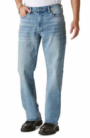 Lucky Brand 181 Relaxed Straight Coolmax Stretch Blue Denim Jeans Men's  34x32