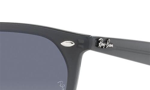 Shop Ray Ban Ray-ban 55mm Square Sunglasses In Opal Grey/grey Dark Blue