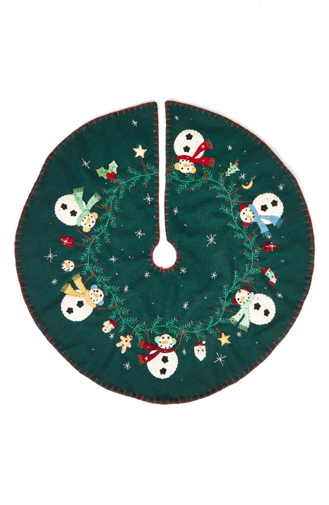 Snowman Christmas Tree Skirt 