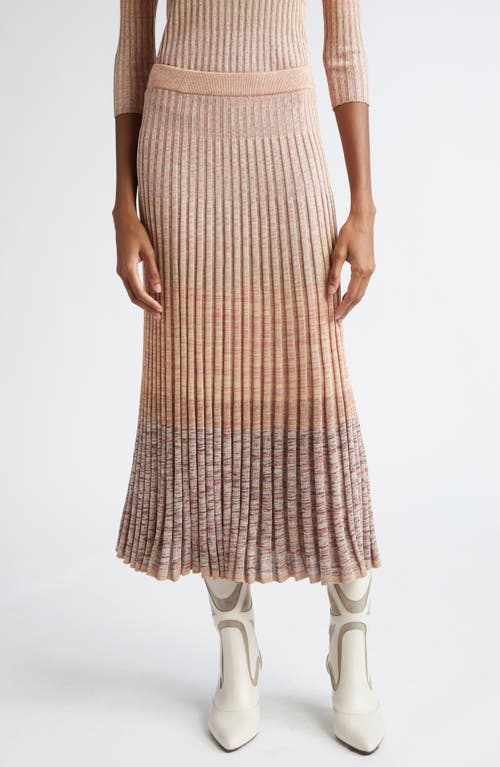 Zimmermann Story 1 Mouline Midi Skirt Pink Multi In Pink Multi