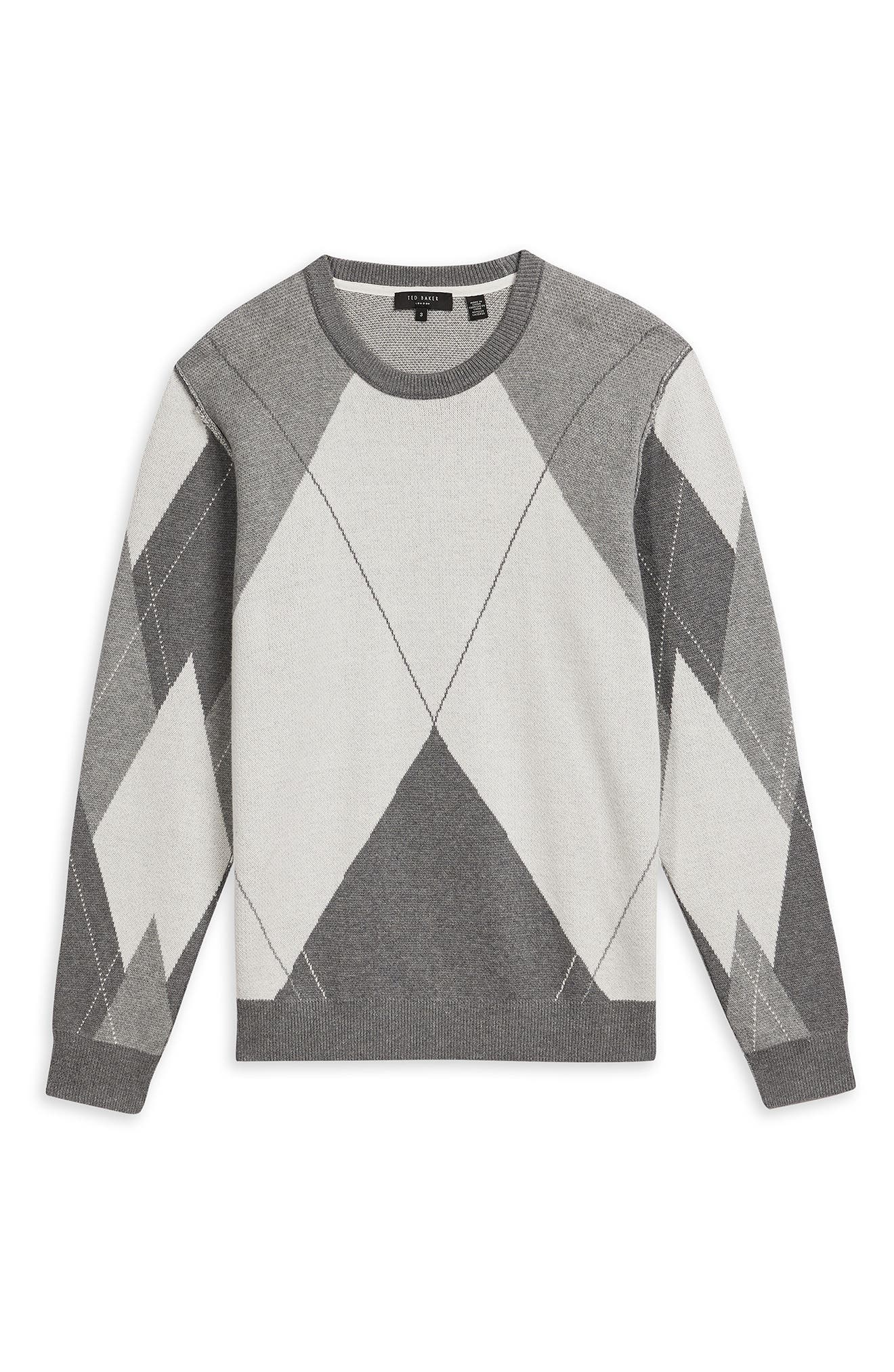 argyle crewneck