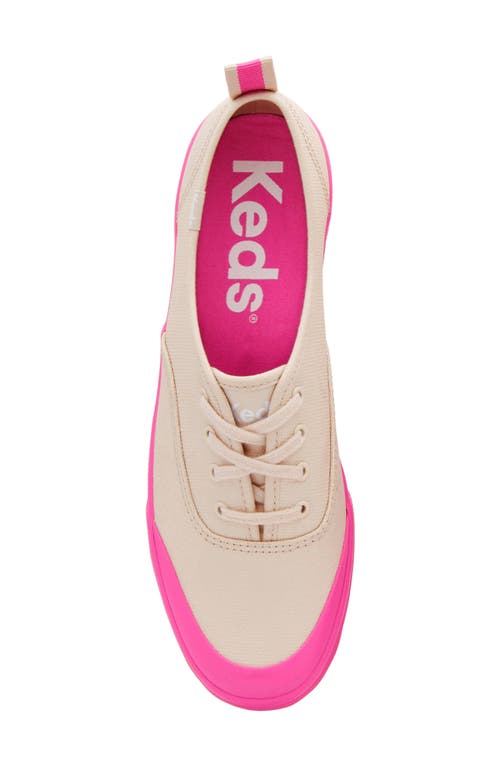 Keds Champion Toe Rand Sneaker In Oatmeal pink ModeSens