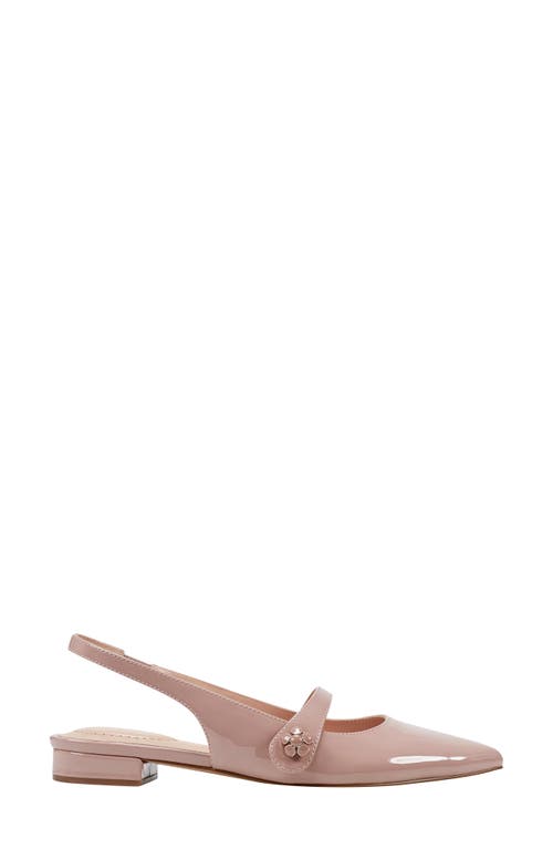 BANDOLINO BANDOLINO AUBRIANA SLINGBACK MARY JANE POINTED TOE FLAT