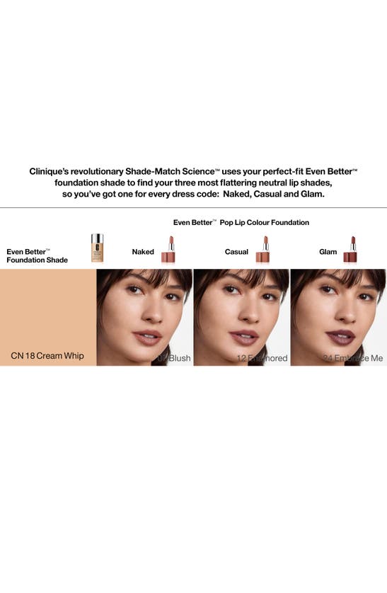 Clinique Even Better Makeup Broad Spectrum Spf 15 Foundation Cn 18 Cream Whip In 18 Cream Whip