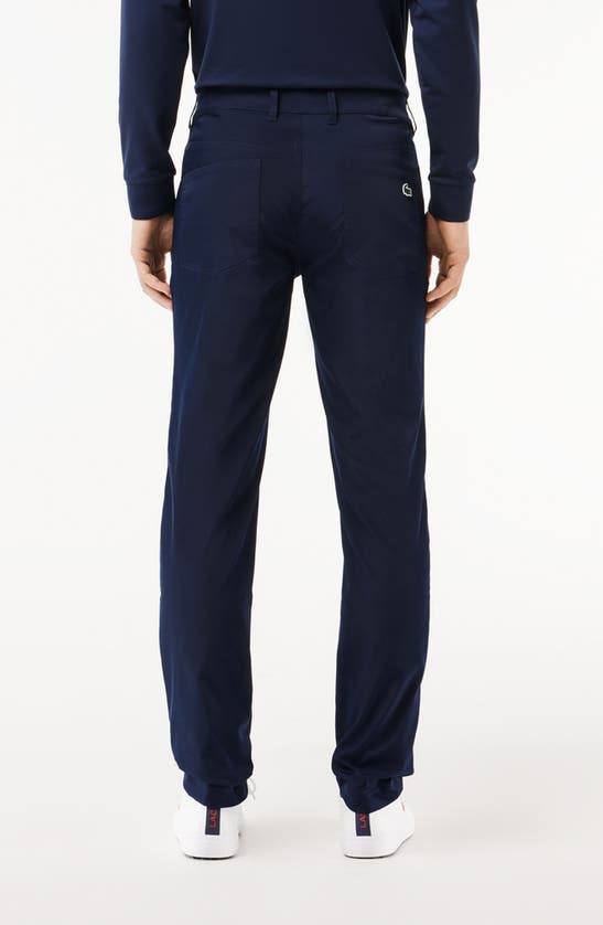 Lacoste Absorbent Twill Golf Pants - 42 In Marine