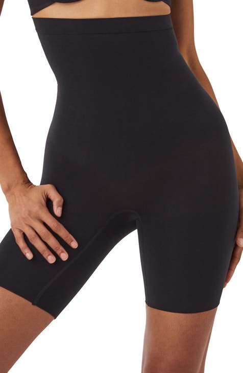 SPANX Love Your Assets High-Waist Footless Shaper, Black, Size 3