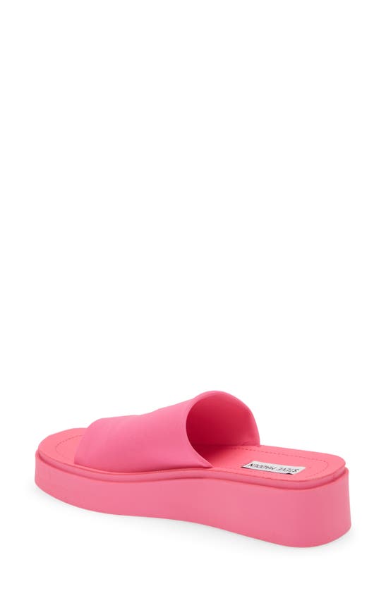 Shop Steve Madden Gimmee Platform Wedge Sandal In Pink