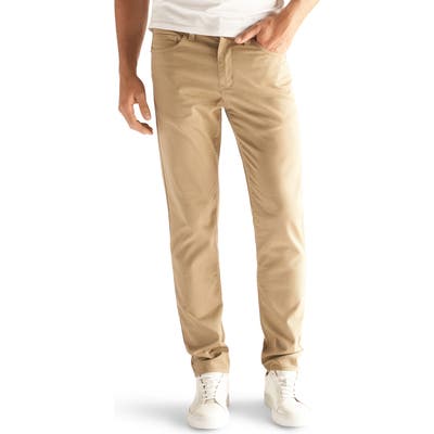 Devil-Dog Dungarees Slim Fit Performance Stretch Jeans, Brown