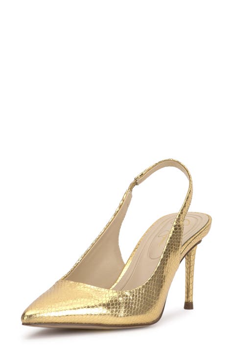 gold glitter heels | Nordstrom